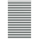 vidaXL Jaluzea tip zebra gri închis lățime țesătură 145,9 cm poliester