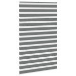 vidaXL Jaluzea tip zebra gri închis lățime țesătură 145,9 cm poliester
