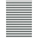 vidaXL Jaluzea tip zebra gri închis lățime țesătură 155,9 cm poliester