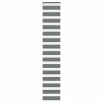 vidaXL Jaluzea tip zebra gri închis lățime țesătură 40,9 cm poliester