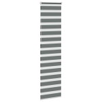 vidaXL Jaluzea tip zebra gri închis lățime țesătură 50,9 cm poliester
