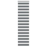 vidaXL Jaluzea tip zebra gri închis lățime țesătură 55,9 cm poliester