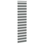 vidaXL Jaluzea tip zebra gri închis lățime țesătură 55,9 cm poliester