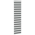 vidaXL Jaluzea tip zebra gri închis lățime țesătură 60,9 cm poliester