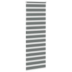 vidaXL Jaluzea tip zebra gri închis lățime țesătură 75,9 cm poliester