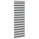 vidaXL Jaluzea tip zebra gri închis lățime țesătură 80,9 cm poliester vidaXL Jaluzea tip zebra gri închis lățime țesătură 80,9 cm poliester
