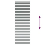 vidaXL Jaluzea tip zebra gri închis lățime țesătură 80,9 cm poliester vidaXL Jaluzea tip zebra gri închis lățime țesătură 80,9 cm poliester