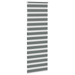 vidaXL Jaluzea tip zebra gri închis lățime țesătură 85,9 cm poliester vidaXL Jaluzea tip zebra gri închis lățime țesătură 85,9 cm poliester