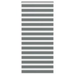 vidaXL Jaluzea tip zebra gri închis lățime țesătură 90,9 cm poliester