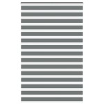 vidaXL Jaluzea tip zebra gri închis lățime țesătură 135,9 cm poliester