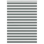 vidaXL Jaluzea tip zebra gri închis lățime țesătură 150,9 cm poliester