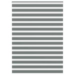 vidaXL Jaluzea tip zebra gri închis lățime țesătură 155,9 cm poliester