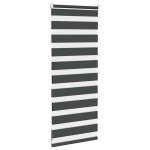 vidaXL Jaluzea tip zebra neagră lățime țesătură 55,9 cm poliester vidaXL Jaluzea tip zebra neagră lățime țesătură 55,9 cm poliester