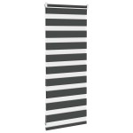 vidaXL Jaluzea tip zebra neagră lățime țesătură 60,9 cm poliester vidaXL Jaluzea tip zebra neagră lățime țesătură 60,9 cm poliester