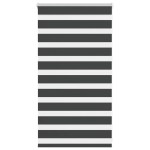 vidaXL Jaluzea tip zebra neagră lățime țesătură 75,9 cm poliester vidaXL Jaluzea tip zebra neagră lățime țesătură 75,9 cm poliester