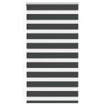 vidaXL Jaluzea tip zebra neagră lățime țesătură 80,9 cm poliester vidaXL Jaluzea tip zebra neagră lățime țesătură 80,9 cm poliester