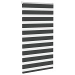 vidaXL Jaluzea tip zebra neagră lățime țesătură 80,9 cm poliester vidaXL Jaluzea tip zebra neagră lățime țesătură 80,9 cm poliester