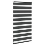 vidaXL Jaluzea tip zebra neagră lățime țesătură 80,9 cm poliester vidaXL Jaluzea tip zebra neagră lățime țesătură 80,9 cm poliester