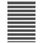 vidaXL Jaluzea tip zebra neagră lățime țesătură 100,9 cm poliester