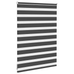 vidaXL Jaluzea tip zebra neagră lățime țesătură 100,9 cm poliester