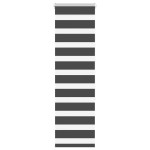 vidaXL Jaluzea tip zebra neagră lățime țesătură 35,9 cm poliester vidaXL Jaluzea tip zebra neagră lățime țesătură 35,9 cm poliester