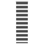 vidaXL Jaluzea tip zebra neagră lățime țesătură 45,9 cm poliester vidaXL Jaluzea tip zebra neagră lățime țesătură 45,9 cm poliester
