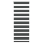 vidaXL Jaluzea tip zebra neagră lățime țesătură 50,9 cm poliester vidaXL Jaluzea tip zebra neagră lățime țesătură 50,9 cm poliester