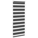 vidaXL Jaluzea tip zebra neagră lățime țesătură 55,9 cm poliester vidaXL Jaluzea tip zebra neagră lățime țesătură 55,9 cm poliester