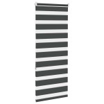 vidaXL Jaluzea tip zebra neagră lățime țesătură 60,9 cm poliester vidaXL Jaluzea tip zebra neagră lățime țesătură 60,9 cm poliester