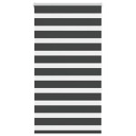 vidaXL Jaluzea tip zebra neagră lățime țesătură 65,9 cm poliester vidaXL Jaluzea tip zebra neagră lățime țesătură 65,9 cm poliester