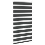 vidaXL Jaluzea tip zebra neagră lățime țesătură 65,9 cm poliester vidaXL Jaluzea tip zebra neagră lățime țesătură 65,9 cm poliester