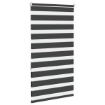 vidaXL Jaluzea tip zebra neagră lățime țesătură 65,9 cm poliester vidaXL Jaluzea tip zebra neagră lățime țesătură 65,9 cm poliester