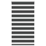 vidaXL Jaluzea tip zebra neagră lățime țesătură 70,9 cm poliester vidaXL Jaluzea tip zebra neagră lățime țesătură 70,9 cm poliester