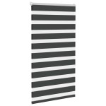 vidaXL Jaluzea tip zebra neagră lățime țesătură 70,9 cm poliester vidaXL Jaluzea tip zebra neagră lățime țesătură 70,9 cm poliester