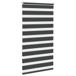 vidaXL Jaluzea tip zebra neagră lățime țesătură 70,9 cm poliester vidaXL Jaluzea tip zebra neagră lățime țesătură 70,9 cm poliester