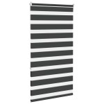 vidaXL Jaluzea tip zebra neagră lățime țesătură 75,9 cm poliester vidaXL Jaluzea tip zebra neagră lățime țesătură 75,9 cm poliester