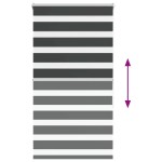 vidaXL Jaluzea tip zebra neagră lățime țesătură 80,9 cm poliester vidaXL Jaluzea tip zebra neagră lățime țesătură 80,9 cm poliester
