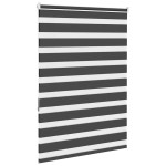 vidaXL Jaluzea tip zebra neagră lățime țesătură 105,9 cm poliester