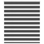 vidaXL Jaluzea tip zebra neagră lățime țesătură 130,9 cm poliester vidaXL Jaluzea tip zebra neagră lățime țesătură 130,9 cm poliester