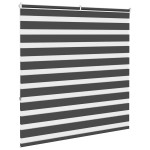 vidaXL Jaluzea tip zebra neagră lățime țesătură 135,9 cm poliester vidaXL Jaluzea tip zebra neagră lățime țesătură 135,9 cm poliester