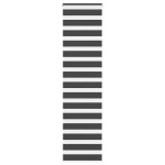vidaXL Jaluzea tip zebra neagră lățime țesătură 55,9 cm poliester vidaXL Jaluzea tip zebra neagră lățime țesătură 55,9 cm poliester