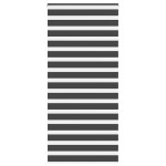 vidaXL Jaluzea tip zebra neagră lățime țesătură 110,9 cm poliester