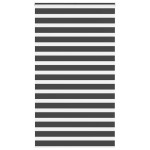 vidaXL Jaluzea tip zebra neagră lățime țesătură 125,9 cm poliester