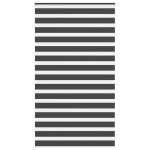vidaXL Jaluzea tip zebra neagră lățime țesătură 130,9 cm poliester vidaXL Jaluzea tip zebra neagră lățime țesătură 130,9 cm poliester