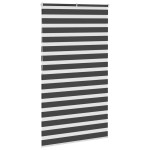 vidaXL Jaluzea tip zebra neagră lățime țesătură 130,9 cm poliester vidaXL Jaluzea tip zebra neagră lățime țesătură 130,9 cm poliester