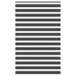 vidaXL Jaluzea tip zebra neagră lățime țesătură 135,9 cm poliester vidaXL Jaluzea tip zebra neagră lățime țesătură 135,9 cm poliester