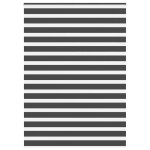 vidaXL Jaluzea tip zebra neagră lățime țesătură 150,9 cm poliester vidaXL Jaluzea tip zebra neagră lățime țesătură 150,9 cm poliester