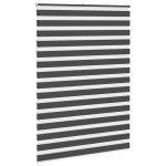 vidaXL Jaluzea tip zebra neagră lățime țesătură 150,9 cm poliester vidaXL Jaluzea tip zebra neagră lățime țesătură 150,9 cm poliester