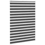 vidaXL Jaluzea tip zebra neagră lățime țesătură 160,9 cm poliester vidaXL Jaluzea tip zebra neagră lățime țesătură 160,9 cm poliester