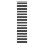 vidaXL Jaluzea tip zebra neagră lățime țesătură 50,9 cm poliester vidaXL Jaluzea tip zebra neagră lățime țesătură 50,9 cm poliester